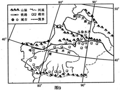 材料二:新疆是我国最大的棉花产区,产量占全国的三分之一.