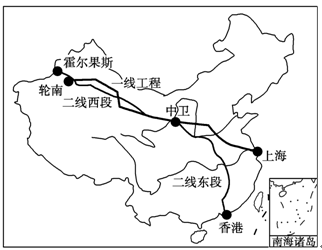 西气东输二线线路图图片