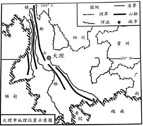 湖南省张家界市2018届高三第三次模拟考试文综地理试题